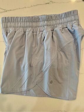 Lululemon Hotty Hot athletica Light Blue Women's Running Shorts